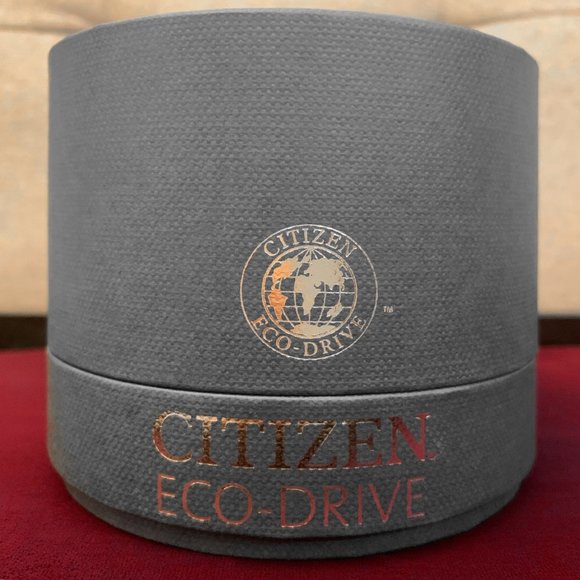 Citizen Men's AU1002-07P Eco-Drive Gold-Tone Brown Leather Strap Watch - Picture 4 of 5